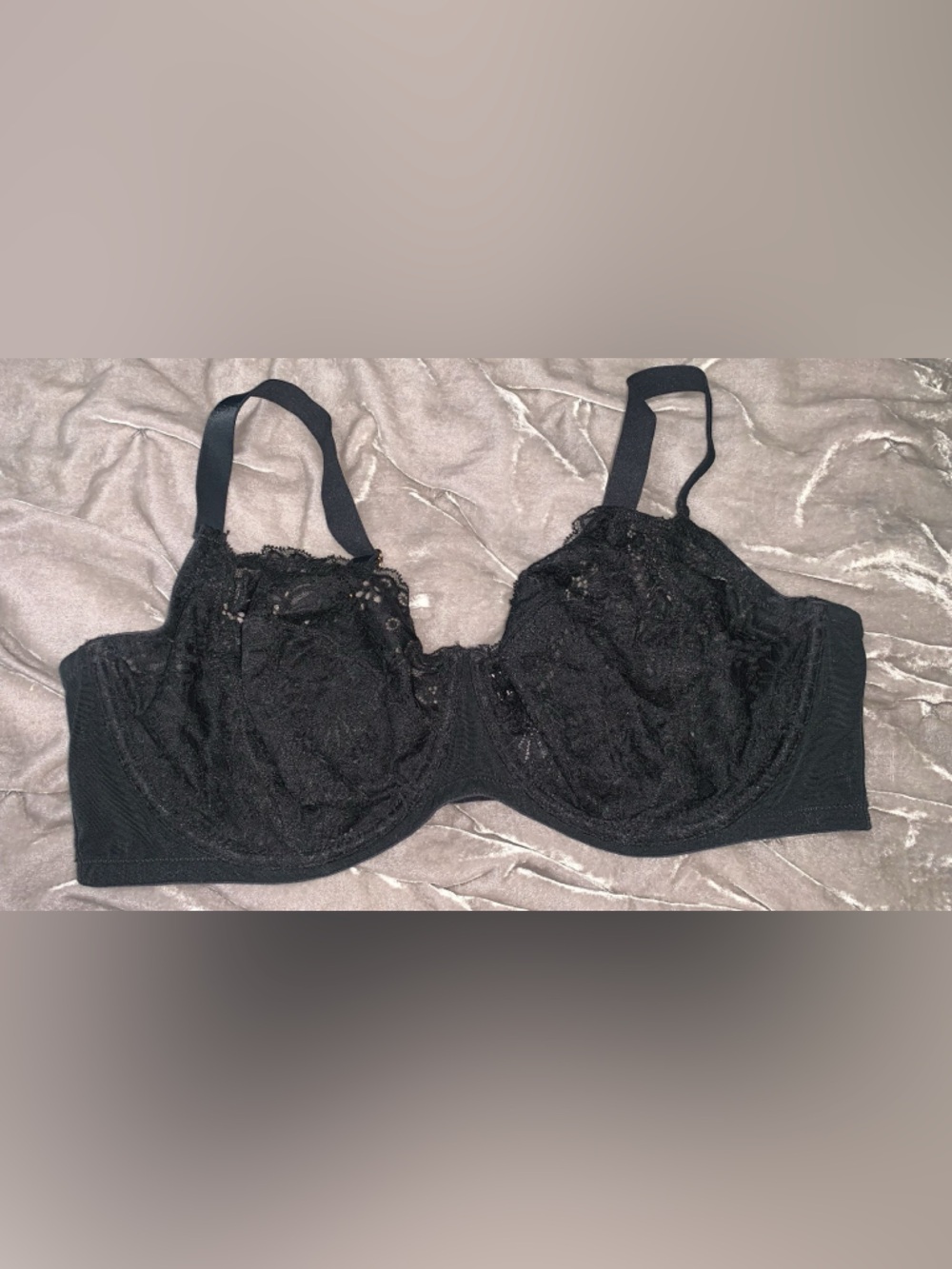 Auden Black Lace Underwire Bra